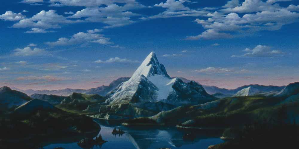 a mountaintop painting